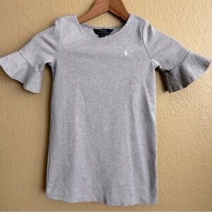 Polo Ralph Lauren Gray Bell Sleeve Dress